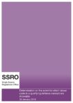 SSRO determination January 2019