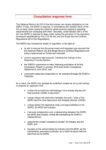 Consolidated consultation responses